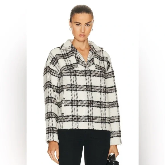 NWT IRO Bika Plaid Jacket – Size 34 (US 2) - Picture 7 of 15